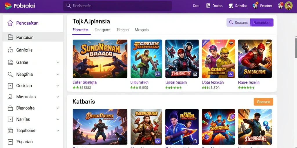 Tantangan level yang semakin meningkat.