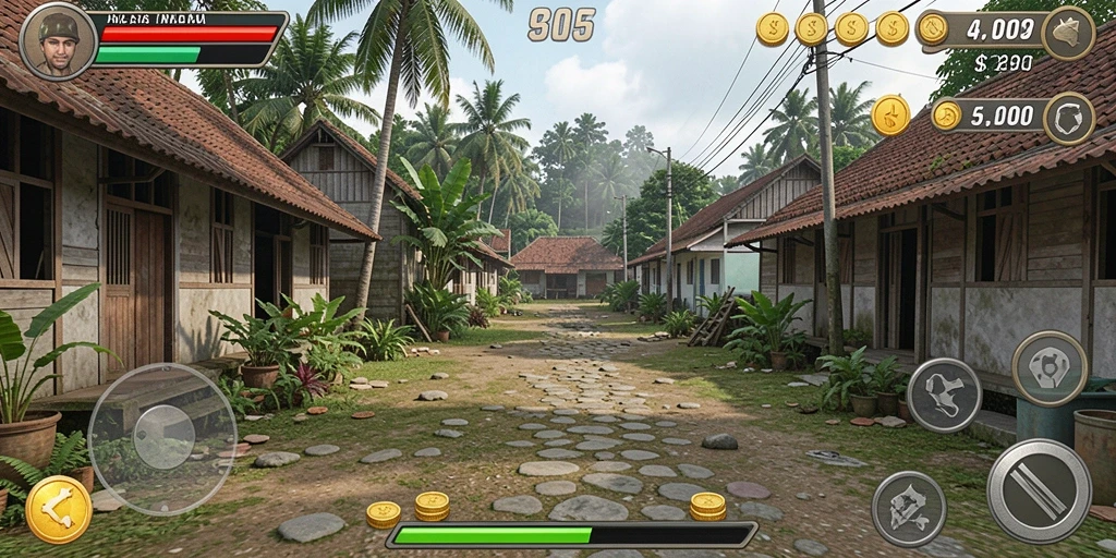 Tangkapan layar menampilkan level baru yang menantang dan menyerukan.