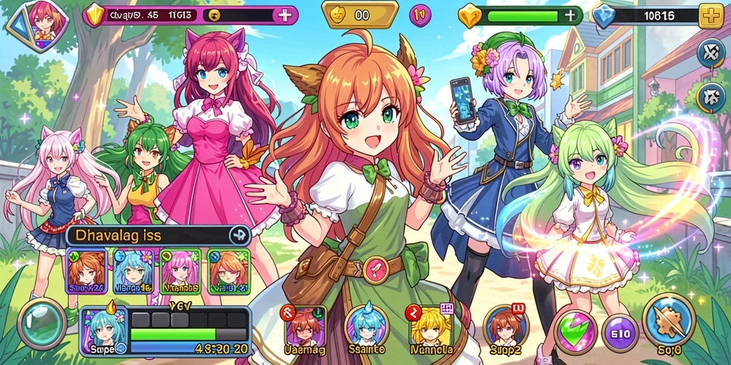 Screenshot dari mode multiplayer yang seru.