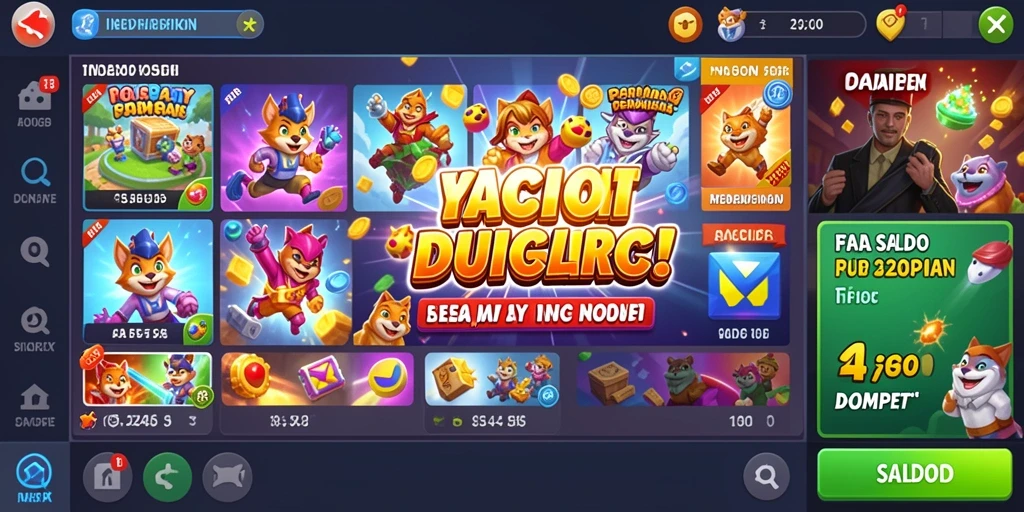 Screenshot 3 menampilkan lingkungan yang indah dalam game.